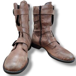 Born Shoes Size 8.5 Womens Born Portia Boots Born Boots Leather Boots Moto Style